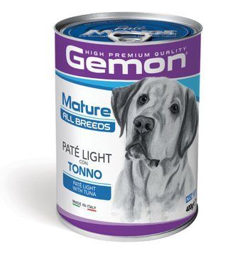 Влажный корм для собак GEMON Dog Wet Adult Light паштет с тунцом 70387842 фото