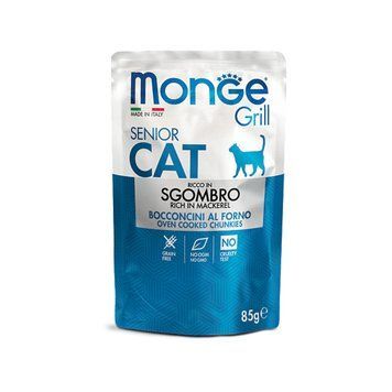 Влажный корм для котов Monge Cat GRILL Senior макрель (скумбрия) 70013666 фото