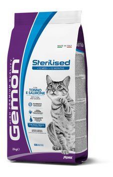 Корм для стерилизованных котов GEMON Cat Sterilised тунeц с лососем 70297165 фото
