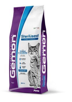 Корм для стерилизованных котов GEMON Cat Sterilised тунeц с лососем 70297295 фото