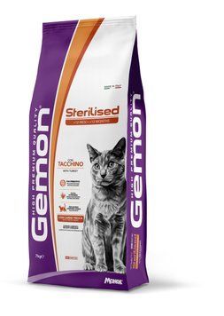 Корм корм для стерилизованных взрослых котов GEMON Cat Sterilised с индейкой 70297288 фото