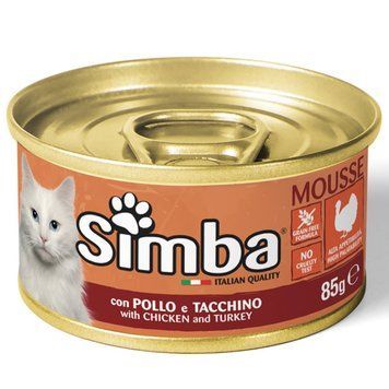 Влажный корм для котов SIMBA Cat Wet курица и индейка 70009447 фото