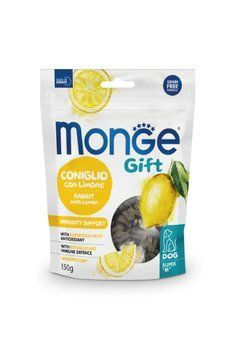Лакомство для собак Monge Gift Dog Immunity support кролик с лимоном 70085700 фото