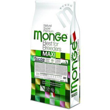 Корм для цуценят великих порід Monge Dog Maxi Puppy & Junior курка з рисом 70006026 фото