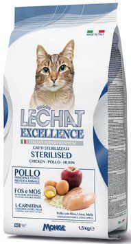 Корм для взрослых стерилизованных котов Monge LCE Cat Sterilised 70060097 фото