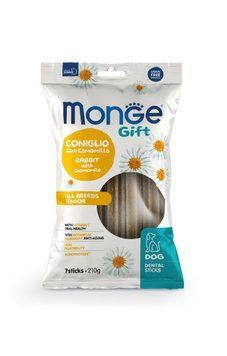 Лакомства для пожилых собак Monge Gift Dog All breeds кролик с ромашкой 70085595 фото
