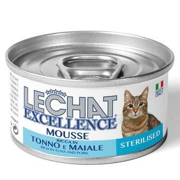 Влажный корм для взрослых стерилизованых котов Monge LCE Cat Sterilised тунец со свининой 70060974 фото