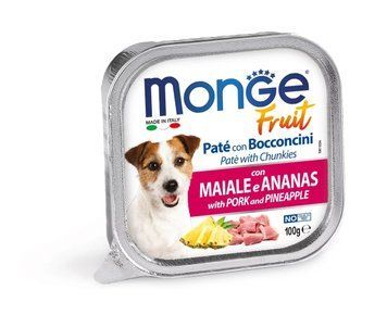Влажный корм для собак Monge Dog FRUIT со свининой и ананасом 70013253 фото
