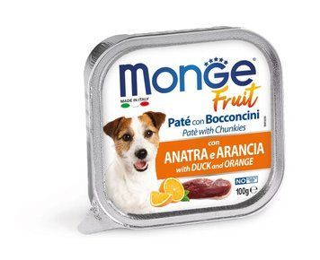 Влажный корм для собак Monge Dog FRUIT c уткой и апельсином 70013239 фото