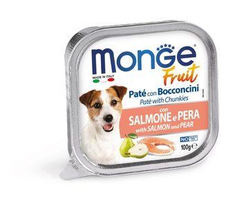 Влажный корм для собак Monge Dog FRUIT с лососем и грушей 70013246 фото