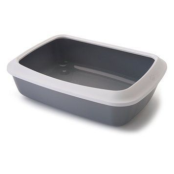 Лоток туалет с бортиком для котов Savic Iriz Cat Litter Tray, 42 см х 31 см х 12,5 см. 0263_00WG фото
