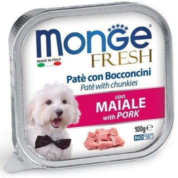 Влажный корм для собак Monge Dog FRESH cо свининой 70013093 фото