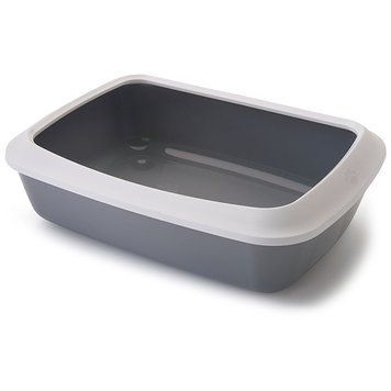 Лоток туалет с бортиком для котов Savic Iriz Cat Litter Tray, 50 см х 37 см х 13 см. 0264_00WG фото