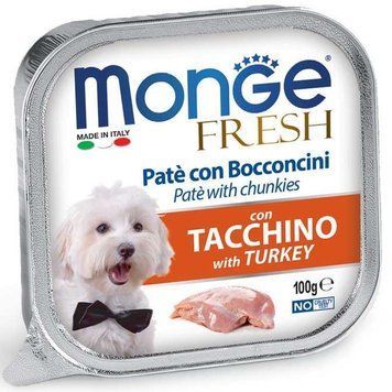 Влажный корм для собак Monge Dog FRESH индейка 70013024 фото
