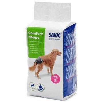 Подгузники для собак Savic Comfort Nappy, 46 - 56 см., 12 од. 3385 фото
