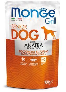 Влажный корм для собак Monge Dog Wet GRILL утка 70013185 фото