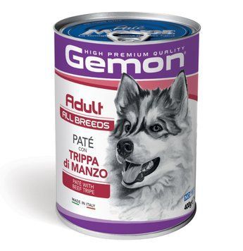 Влажный корм для собак GEMON Dog Wet Adult паштет с говяжьим рубцом 70387804 фото