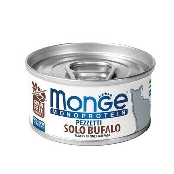 Влажный корм для котов Monge Cat MONOPROTEIN мясные хлопья буйвол 70013826 фото